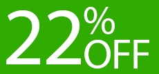 SUNDAY SPECIAL 22% OFF 